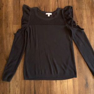 Lauren Conrad cold shoulder sweater